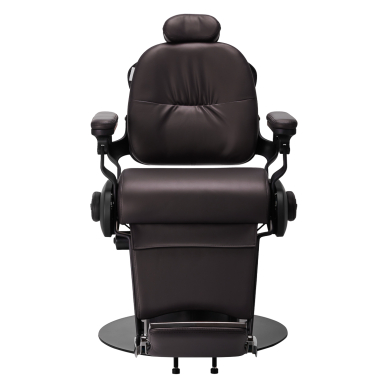 Elektriskais friziera krēsls Professional Barber Chair Gabbiano Duke Brown 1