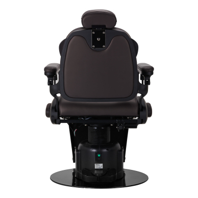 Elektriskais friziera krēsls Professional Barber Chair Gabbiano Duke Brown 2