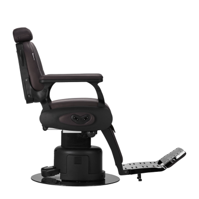Sähköinen kampaamotuoli Professional Barber Chair Gabbiano Duke Brown 3