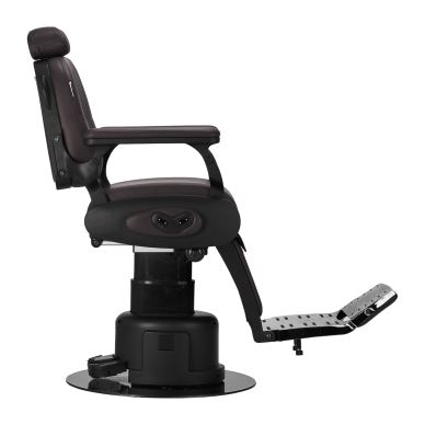 Elektrinė kirpyklos kėdė Professional Barber Chair Gabbiano Duke Brown 4