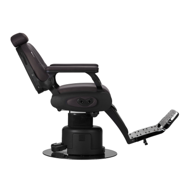 Sähköinen kampaamotuoli Professional Barber Chair Gabbiano Duke Brown 5