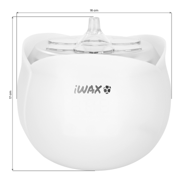 Vaško šildytuvas iWax Flower 450ml 40W White 7