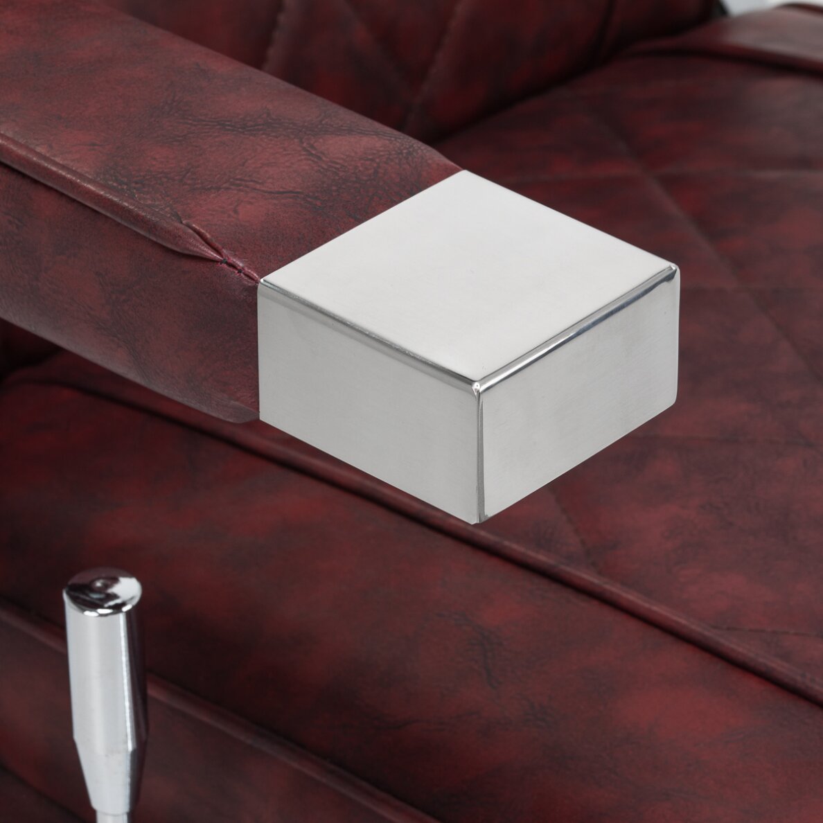 Barbierstuhl Professional Barber Chair Hair System BM88066 Bordo 5