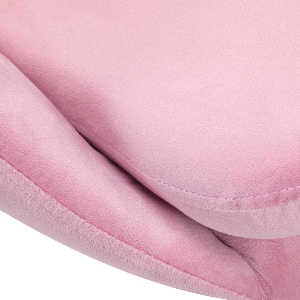 Office chair with wheels 4Rico QS-MF18G Velvet Pink 6 Office chair with wheels 4Rico QS-MF18G Velvet Pink 6