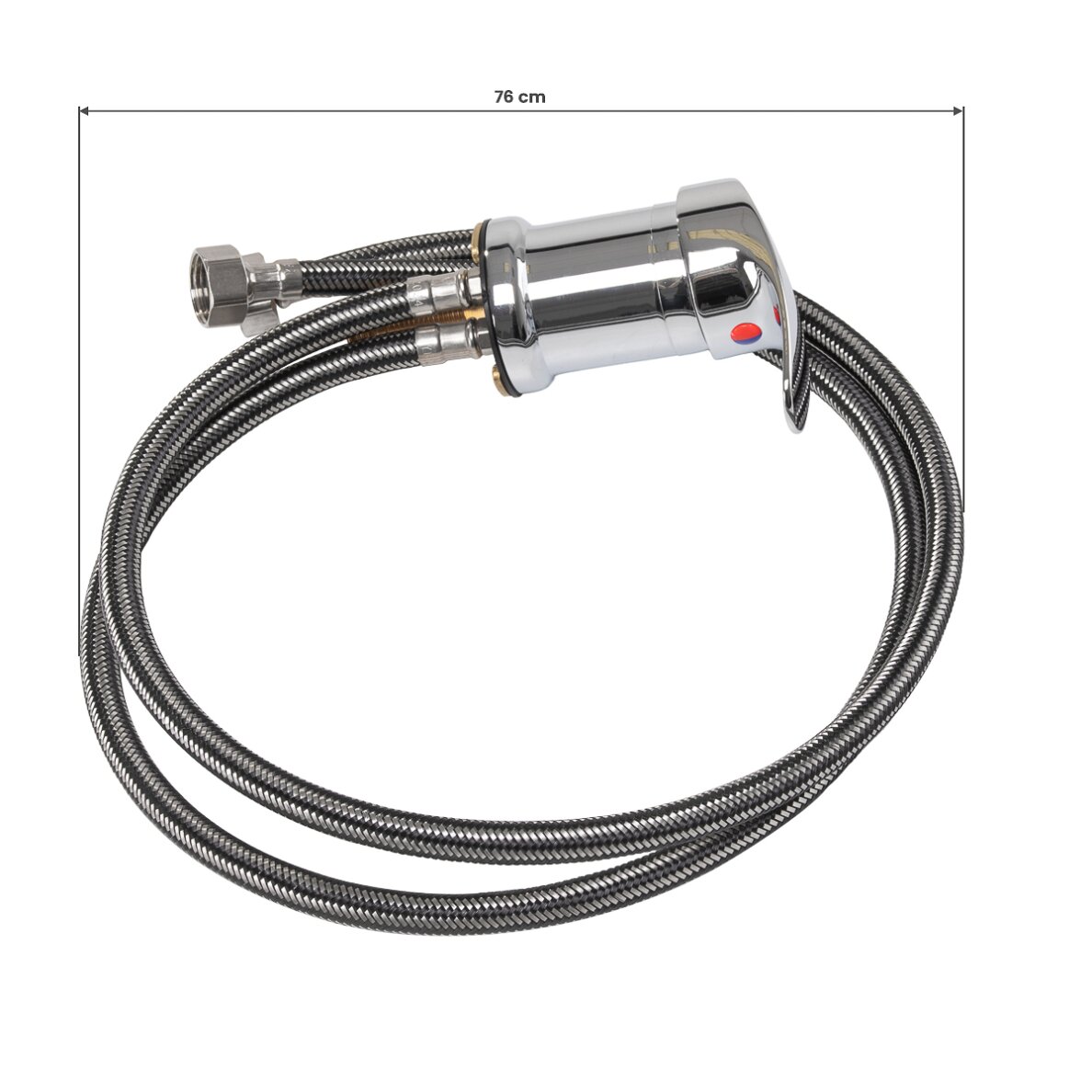 Hiustenkuivaaja Gabbiano Waterfall (musta/kromi) 9