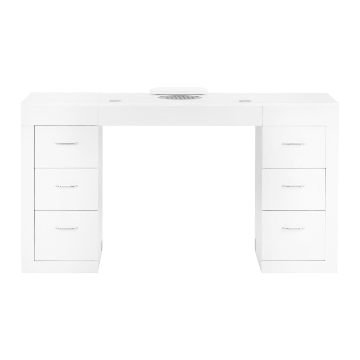 Косметический маникюрный столик со встроенным пылесборником, модель 324, белый. 1 Косметический маникюрный столик со встроенным пылесборником, модель 324, белый. 1