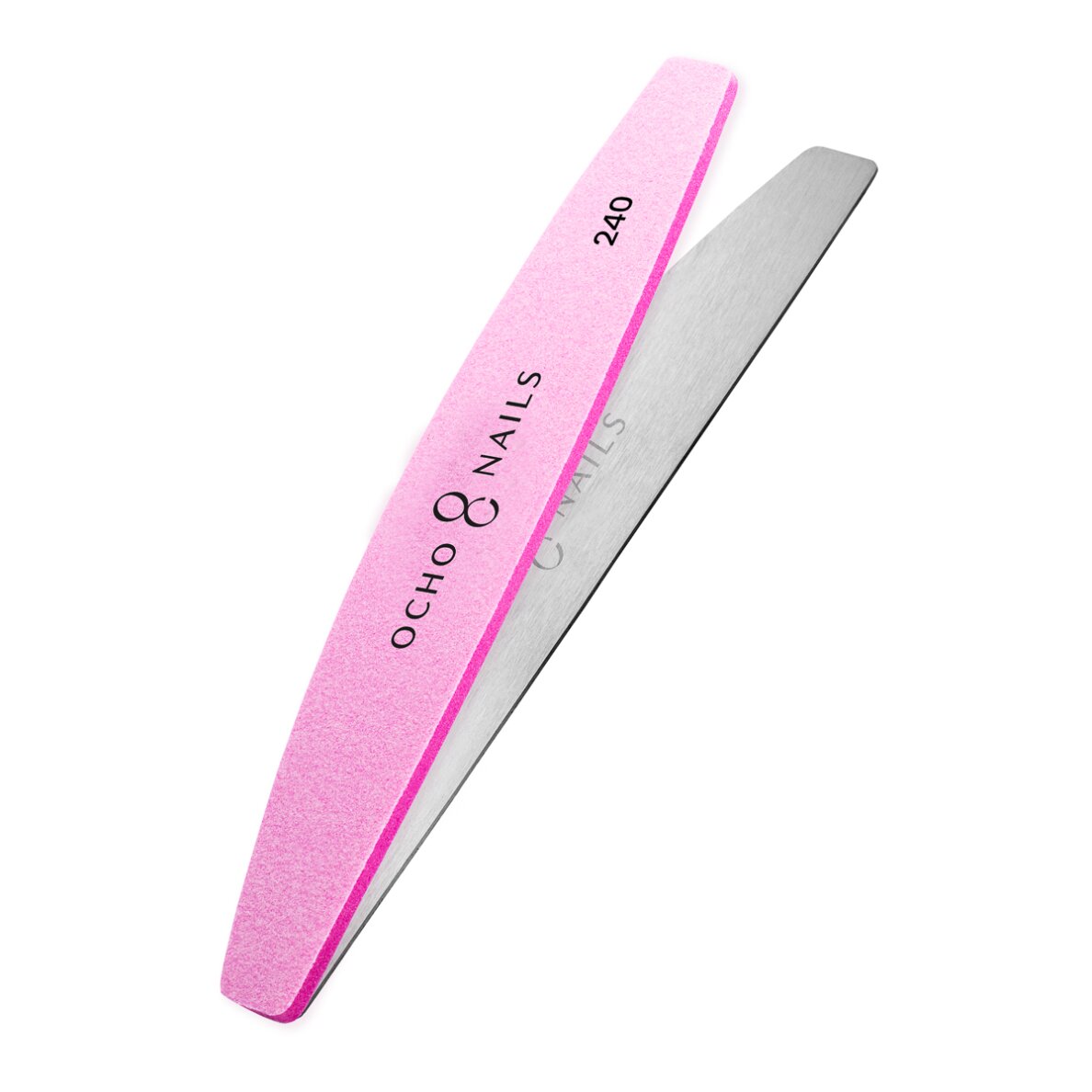 Pusmėnulio formos nagų dildė metaliniu pagrindu + poliruokliai Ocho Nails 240 (10vnt.) Pusmėnulio formos nagų dildė metaliniu pagrindu + poliruokliai Ocho Nails 240 (10vnt.)