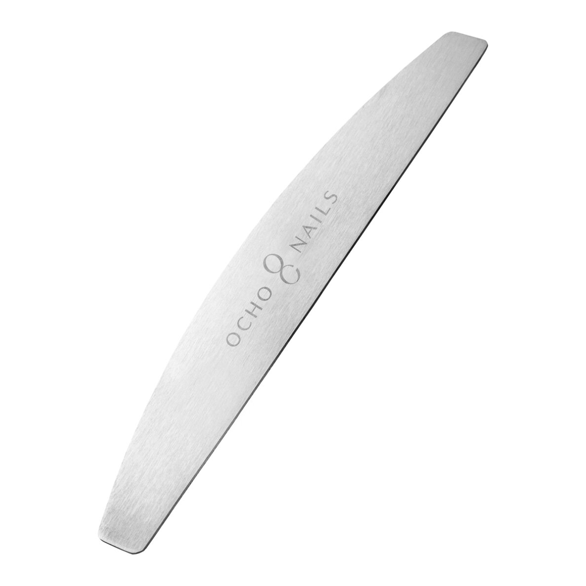 Ocho Nails crescent-shaped nail file with metal base 100/180 20 pcs. 1