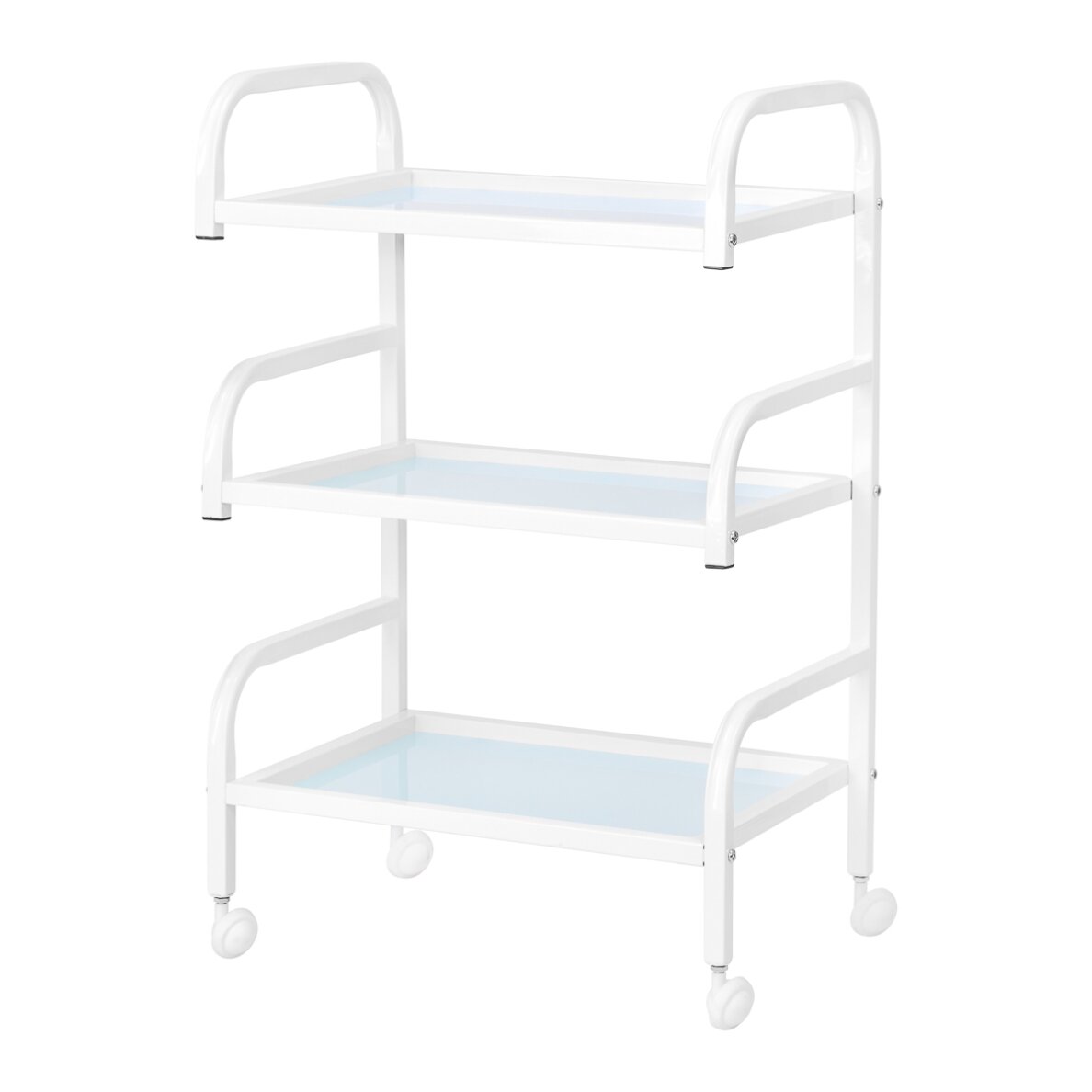 Kosmetologinis vežimėlis Basic 122 White Kosmetologinis vežimėlis Basic 122 White