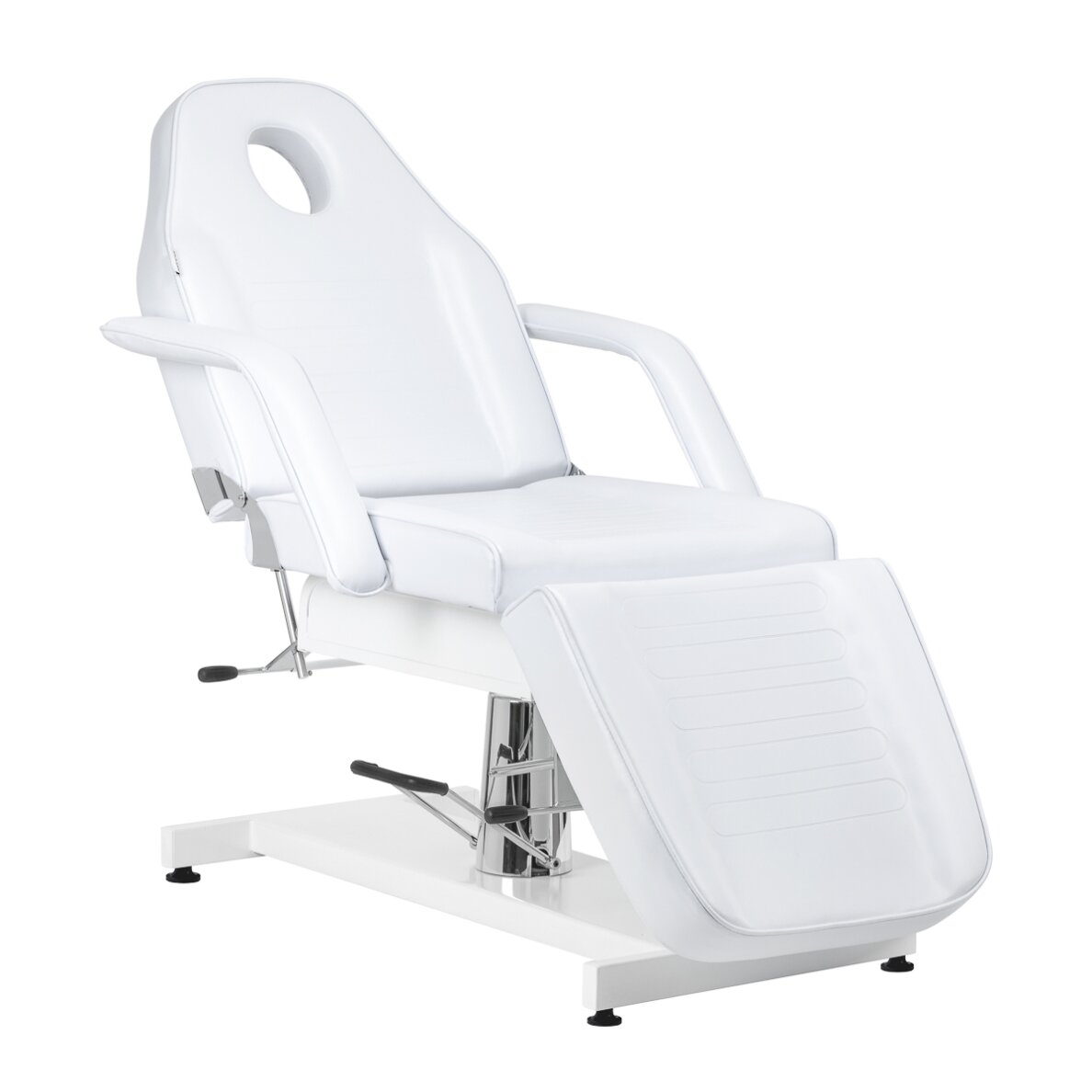 Kosmetoloģijas krēsls Sillon V2 210 Hydraullic White 1