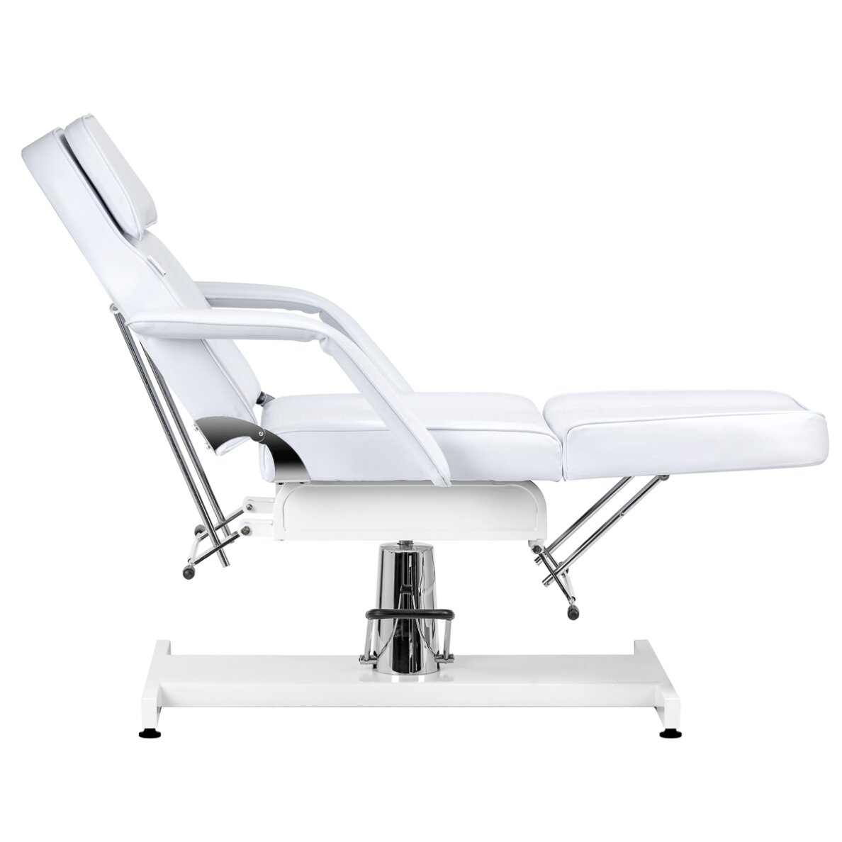 Kosmetoloģijas krēsls Sillon V2 210 Hydraullic White 4 Kosmetoloģijas krēsls Sillon V2 210 Hydraullic White 4