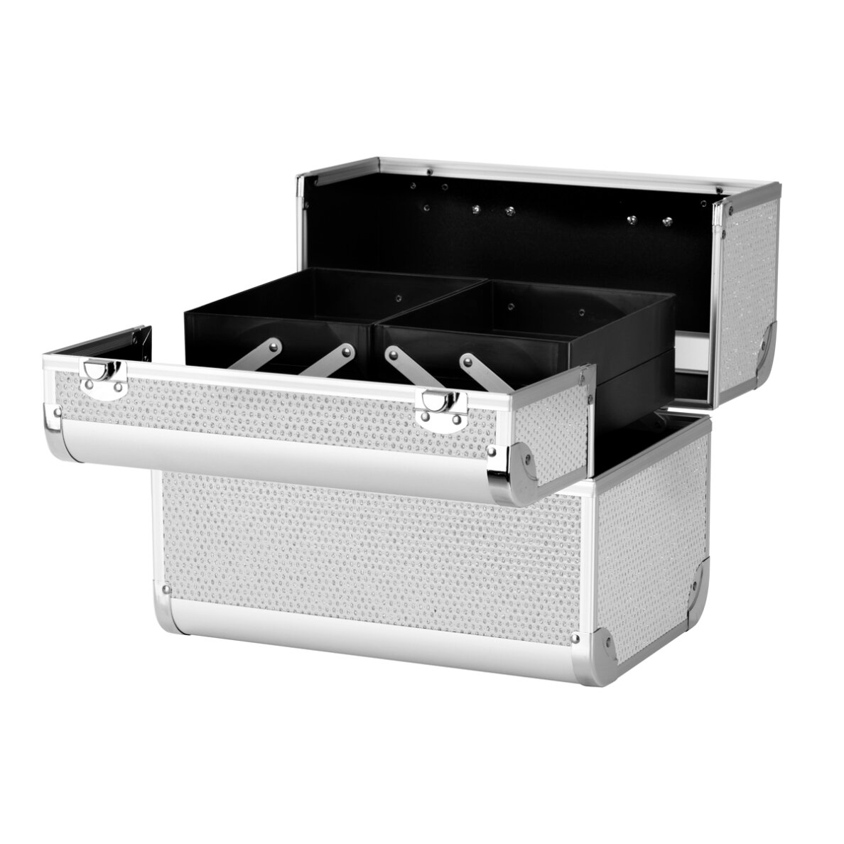 Kuferek kosmetyczny SC 44 Silver 2 Kuferek kosmetyczny SC 44 Silver 2