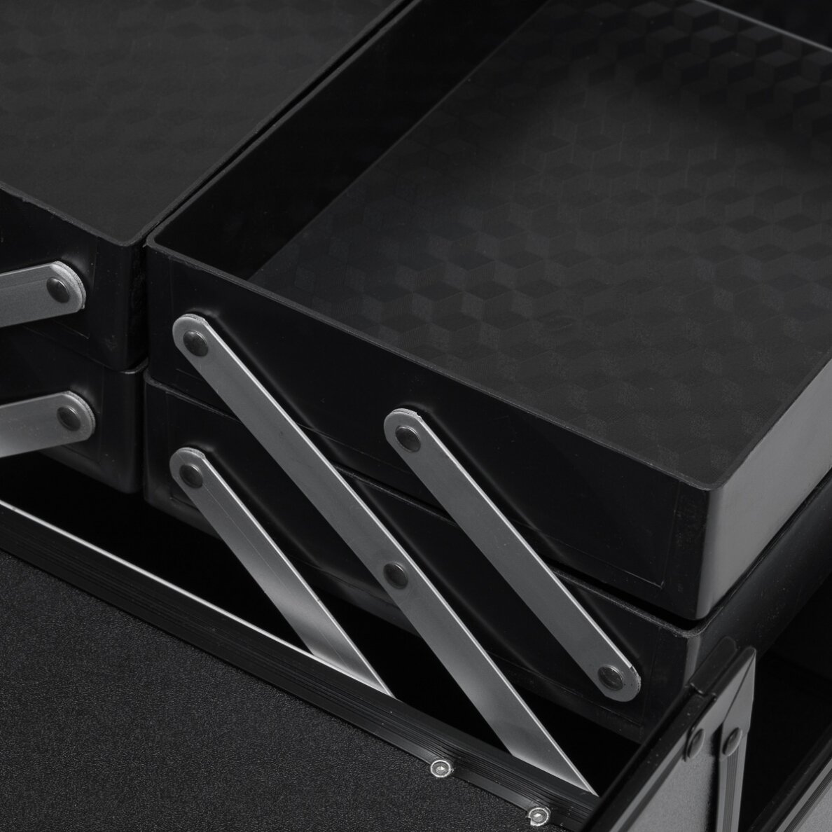 Kosmetikos priemonių lagaminas SC 40 Black 8 Kosmetikos priemonių lagaminas SC 40 Black 8