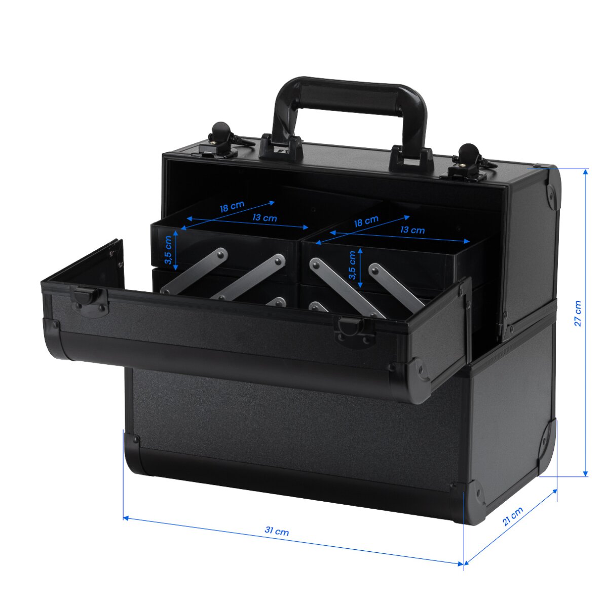 Kosmetikos priemonių lagaminas SC 40 Black 11