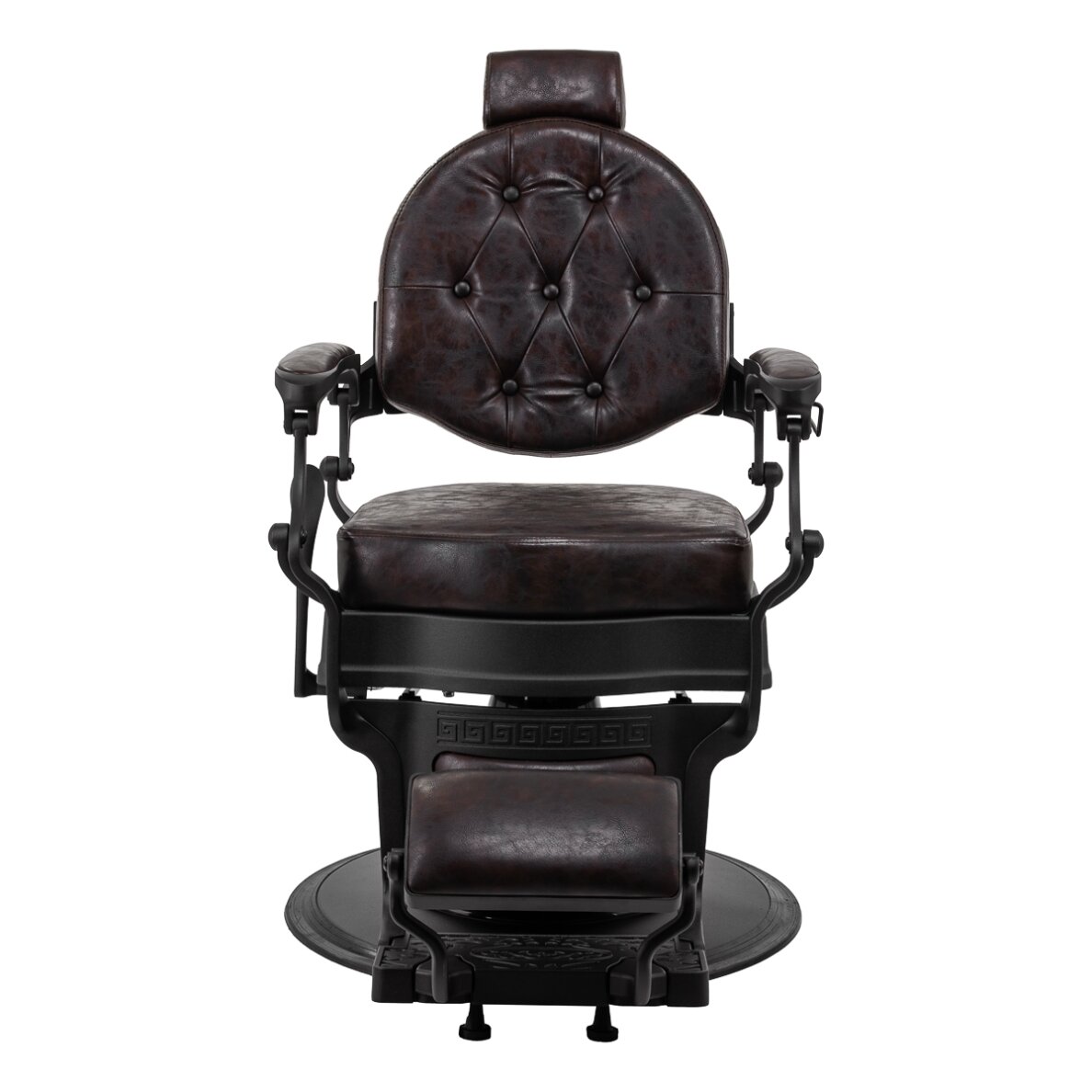 Parturituoli Barber Chair President Brown Black 3