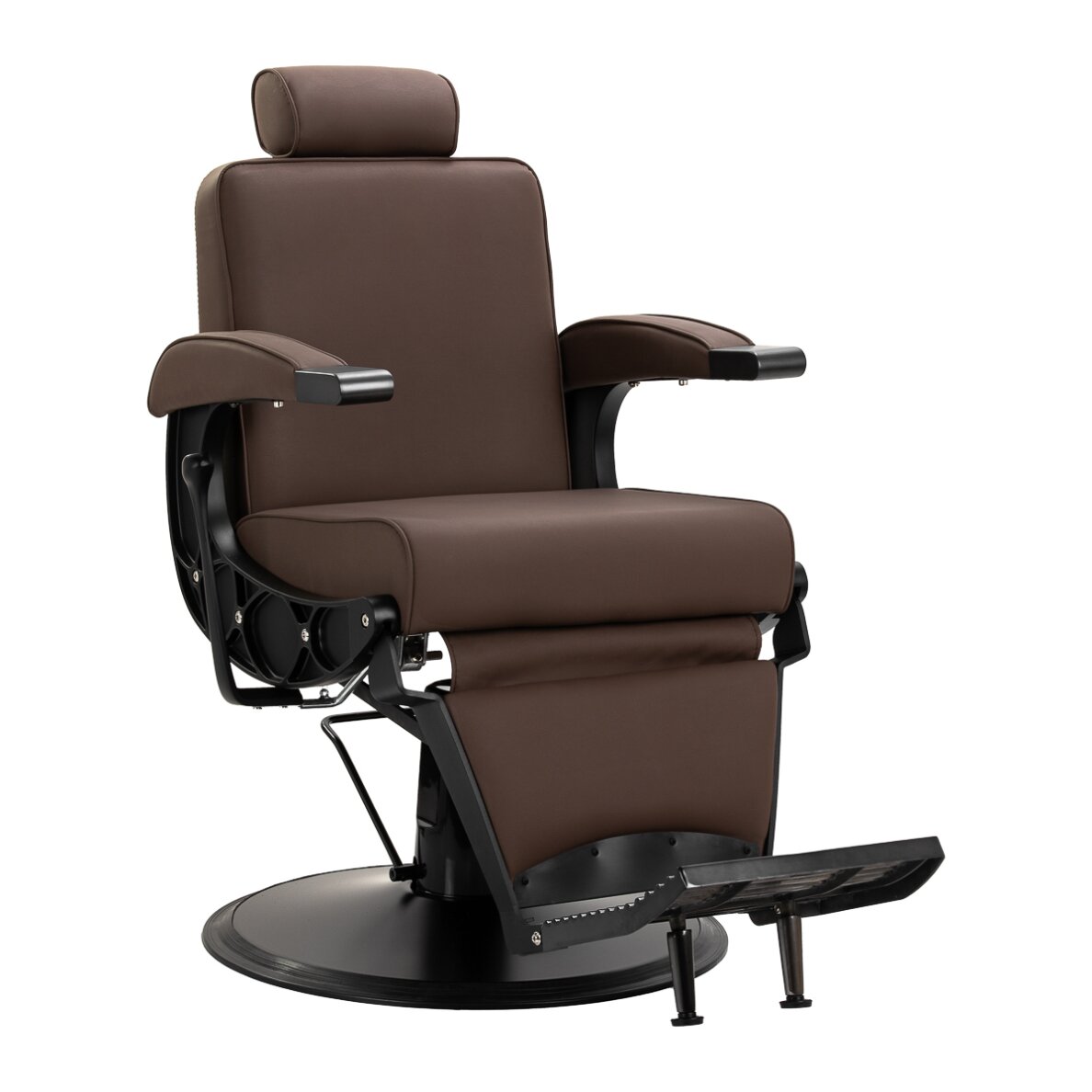 Friseurstuhl Barber Chair Gabbiano Continental Brown