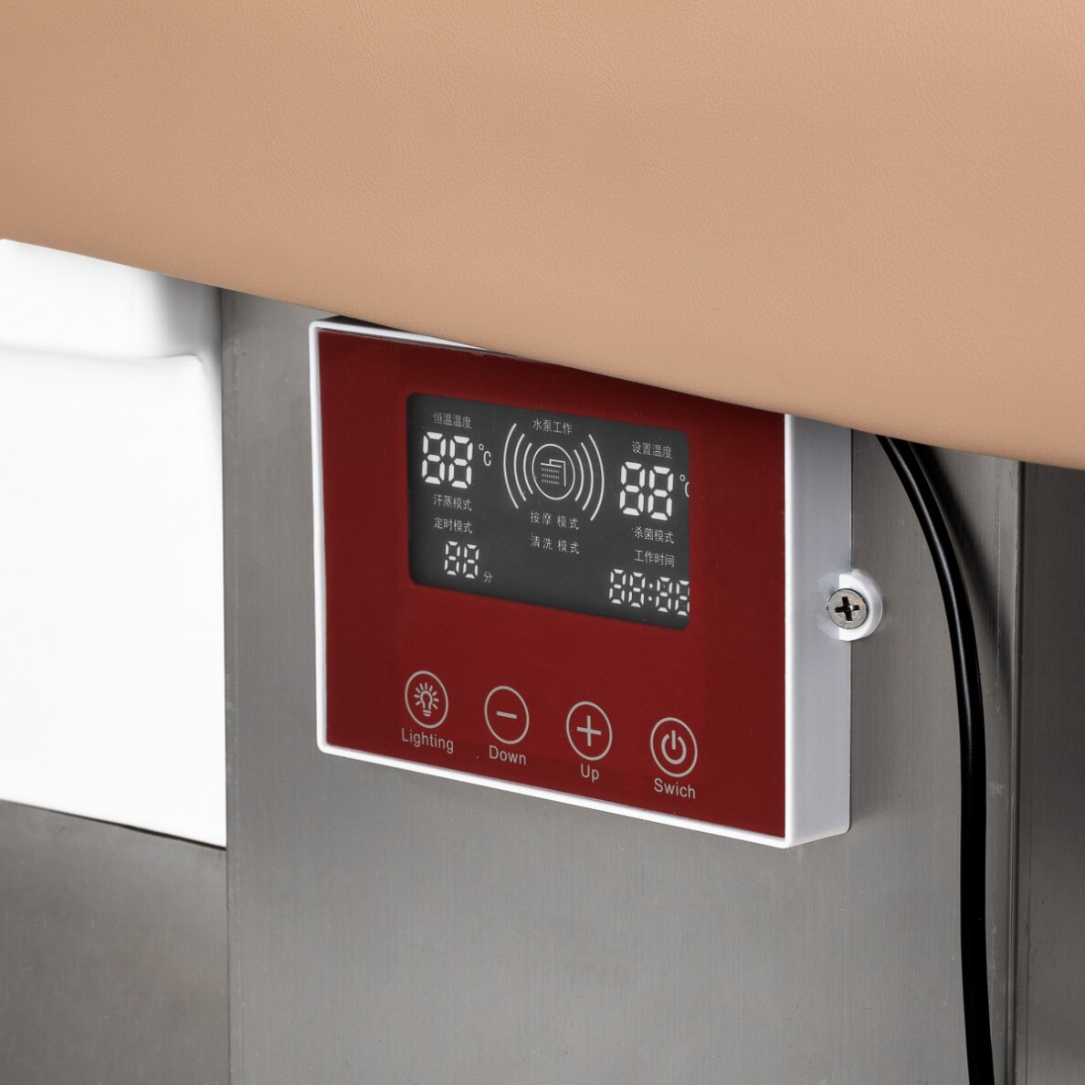 Matu mazgāšanas gulta ar Head SPA funkciju Gabbiano 017B Premium Beige 12