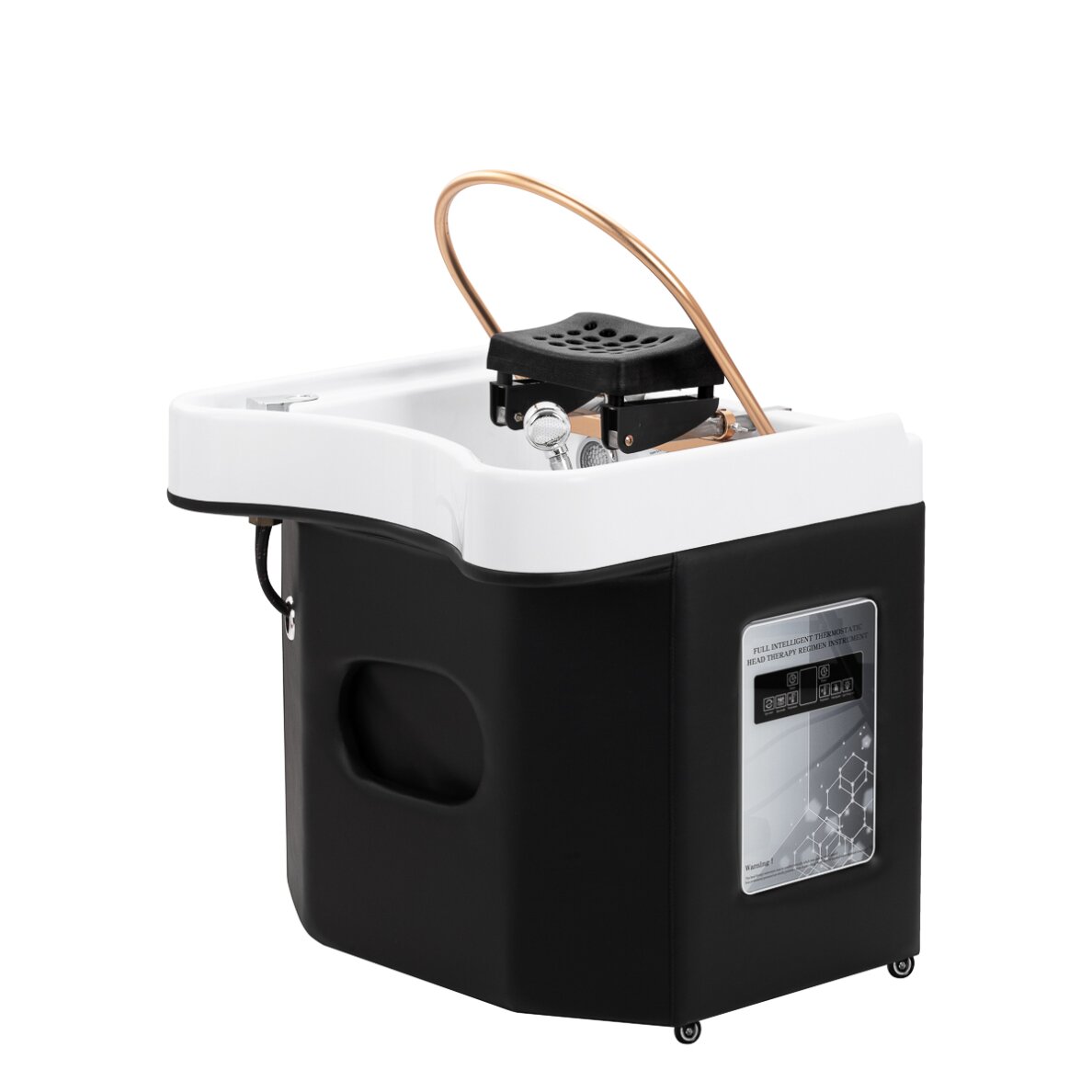 Mobilna umywalka do salonów fryzjerskich Gabbiano Head Spa Black