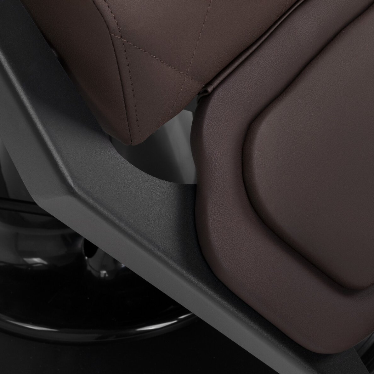 Парикмахерское кресло Gabbiano Barber Chair Bruno With Black, Brown 13