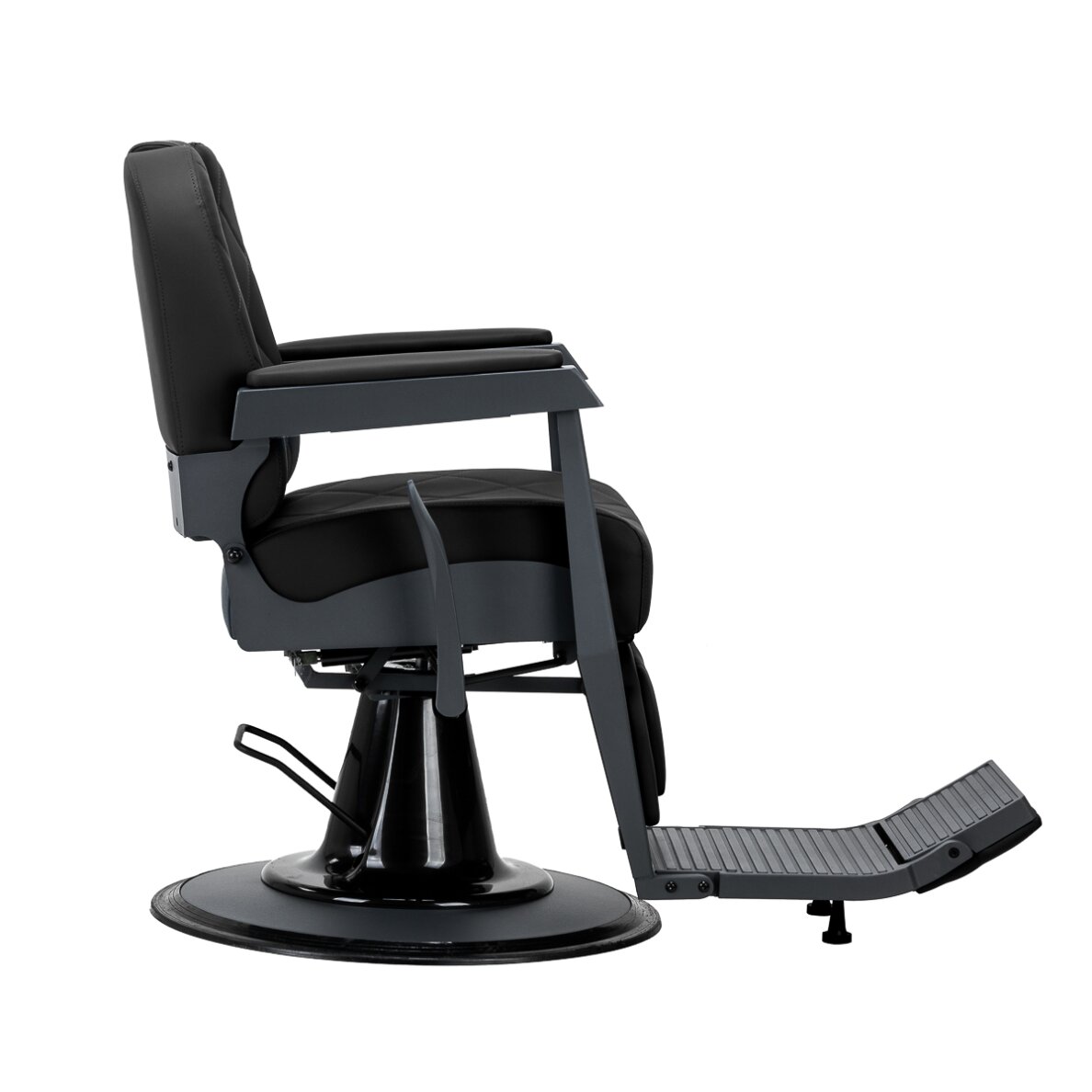 Friseurstuhl Gabbiano Barber Chair Bruno With Graphite, Black 1