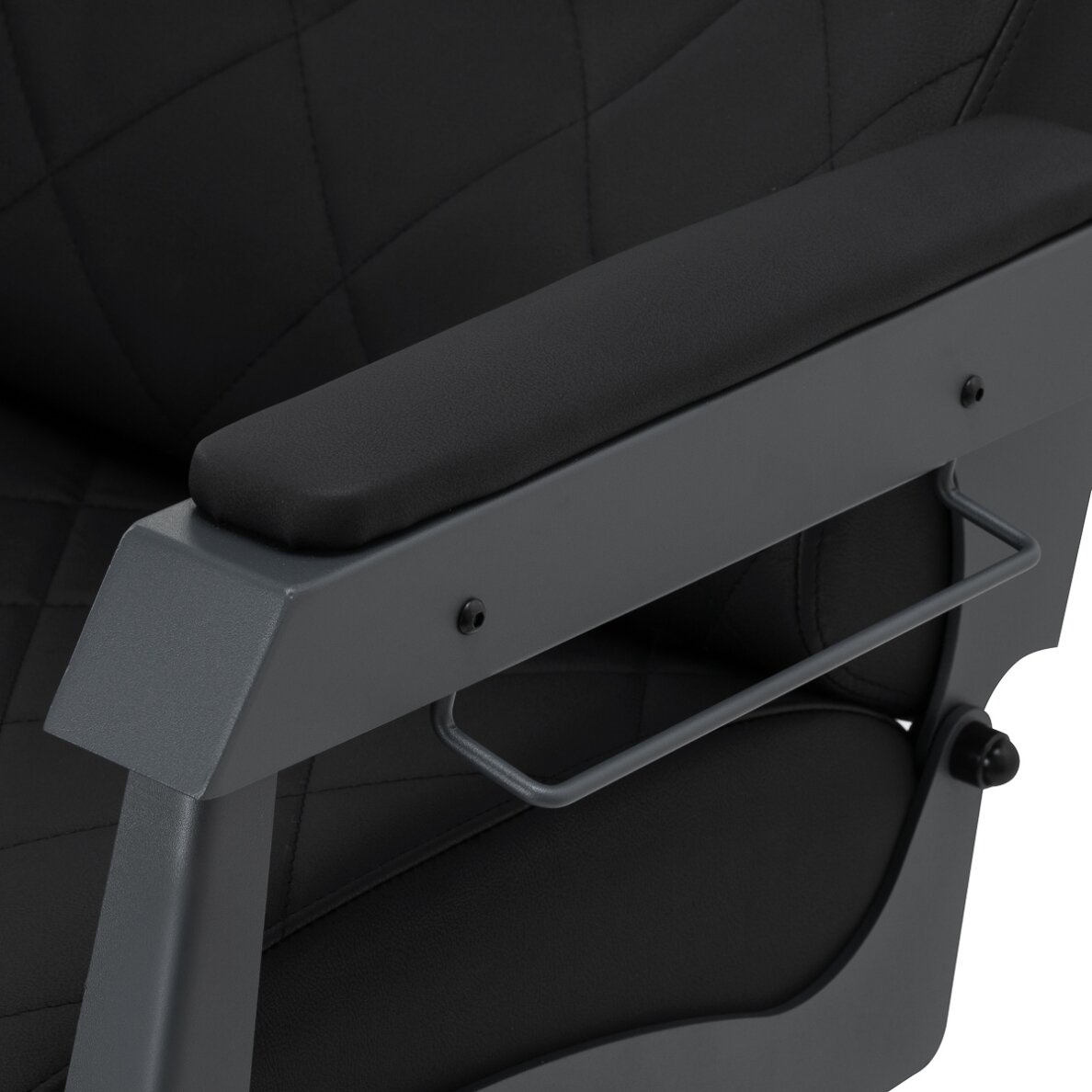 Friseurstuhl Gabbiano Barber Chair Bruno With Graphite, Black 6