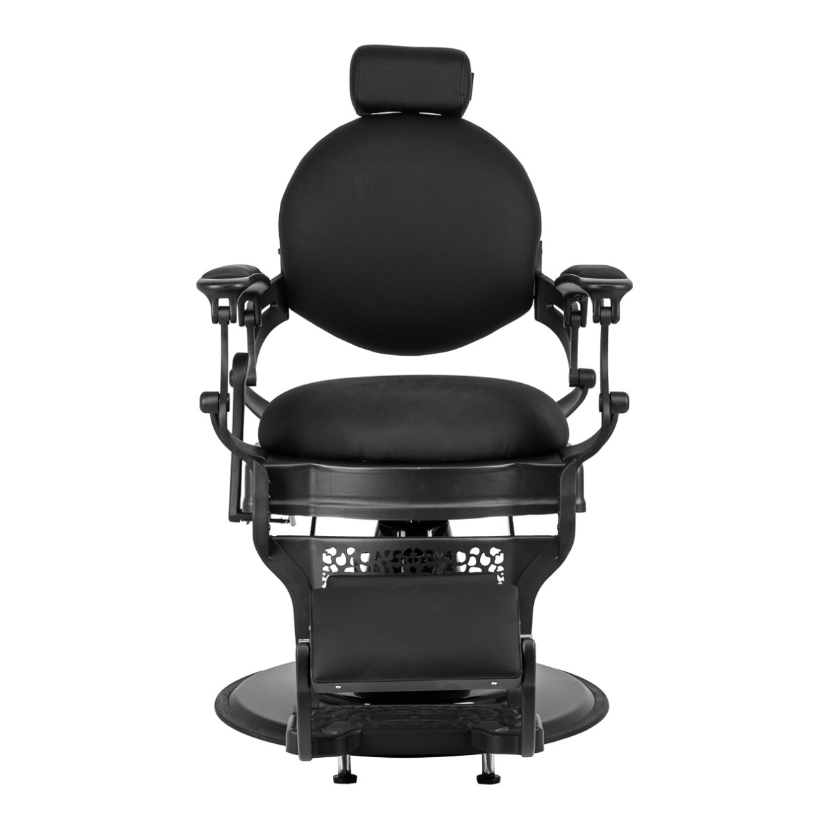 Fotel barberski Barber Chair Gabbiano Niccolo Black 1