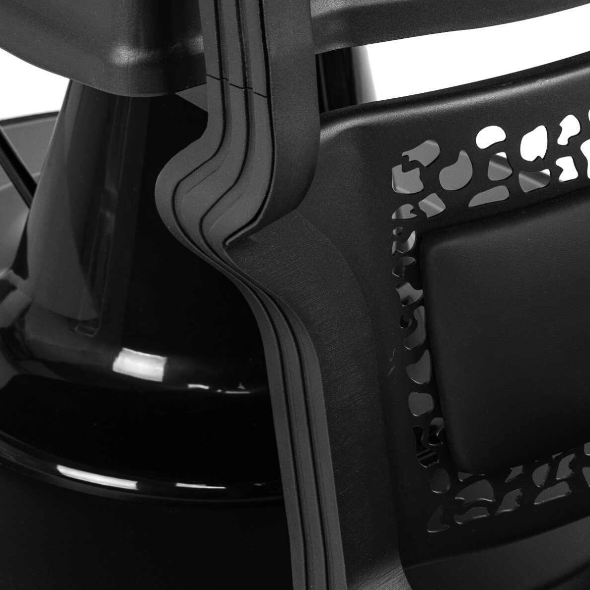 Fotel barberski Barber Chair Gabbiano Niccolo Black 10