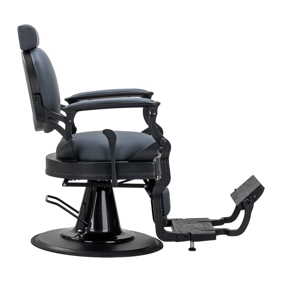 Friseurstuhl Barber Chair Gabbiano Niccolo Graphite 3
