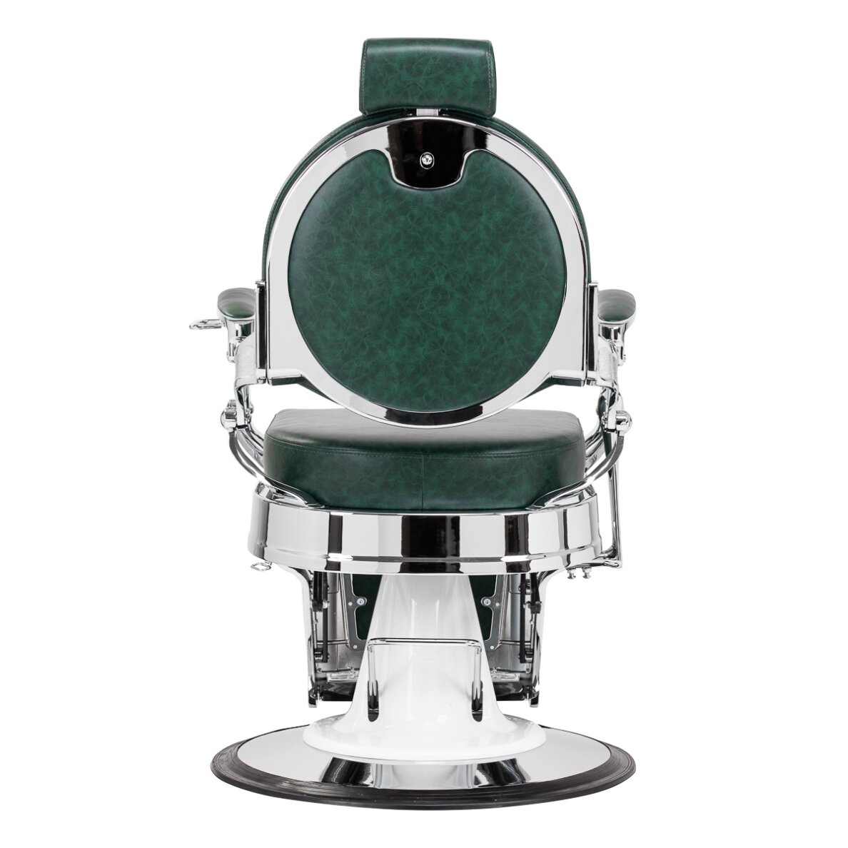 Parturituoli Barber Chair President Green Chrome 4 Parturituoli Barber Chair President Green Chrome 4