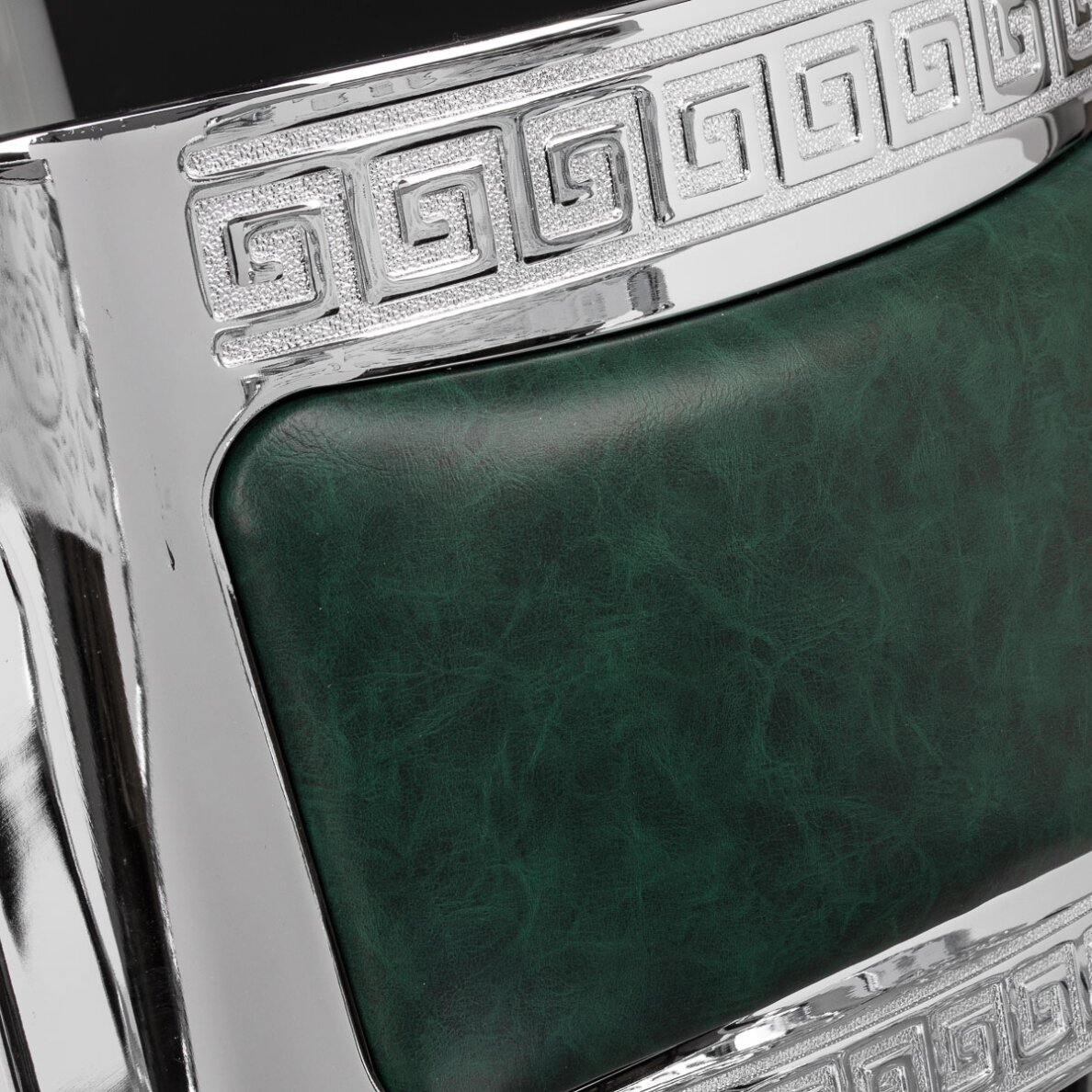 Parturituoli Barber Chair President Green Chrome 9 Parturituoli Barber Chair President Green Chrome 9