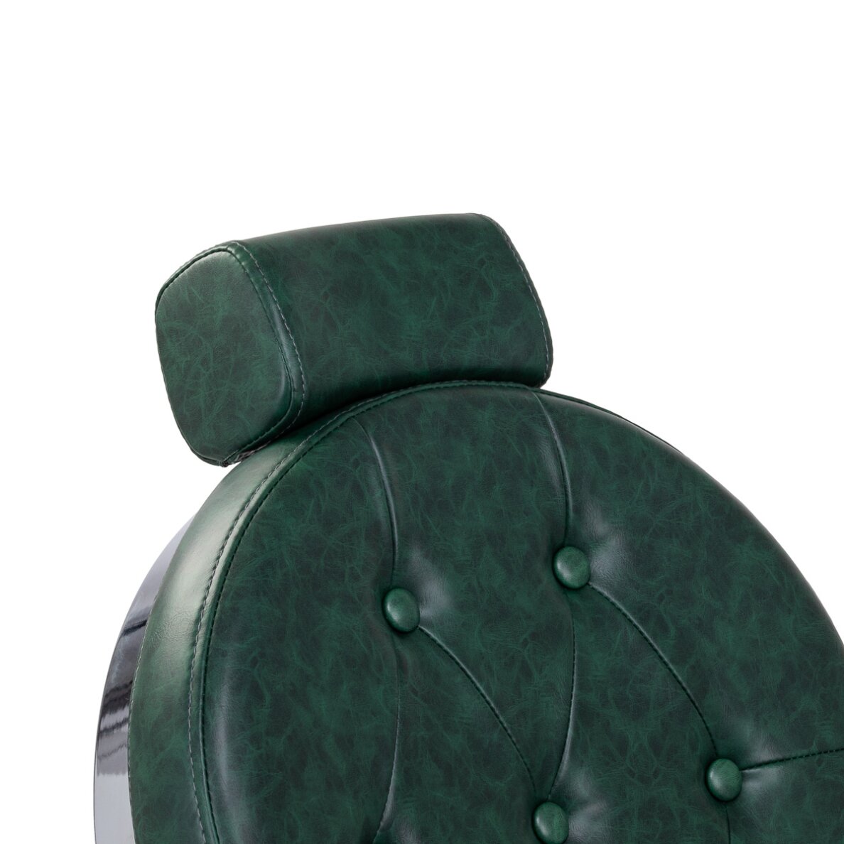 Parturituoli Barber Chair President Green Chrome 11 Parturituoli Barber Chair President Green Chrome 11