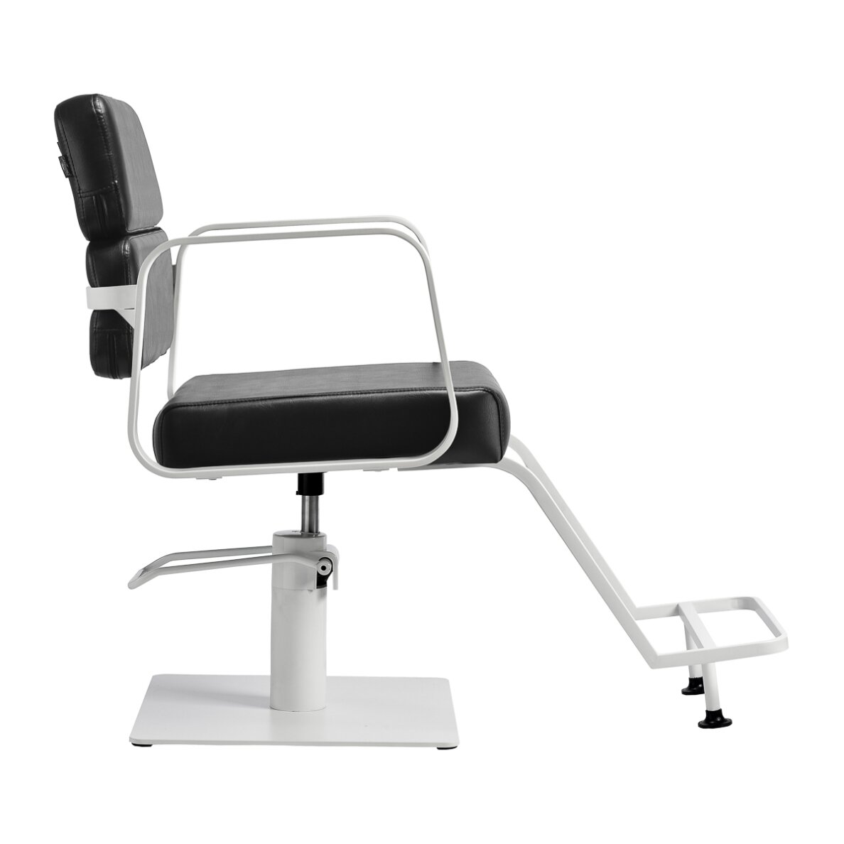Barber chair Gabbiano Porto White and Black 3