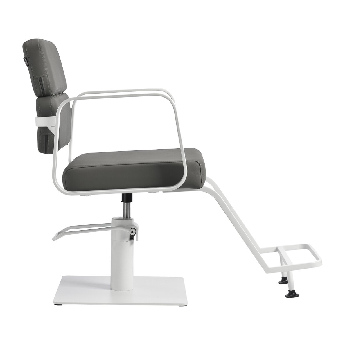 Barber chair Gabbiano Porto White and Gray 3 Barber chair Gabbiano Porto White and Gray 3