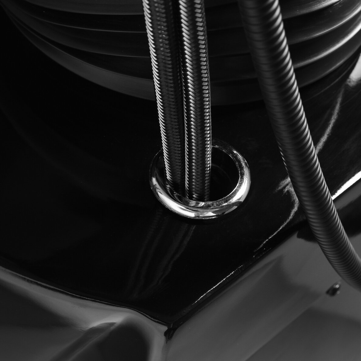 Barber sink Gabbiano Porto Black and Orange 8