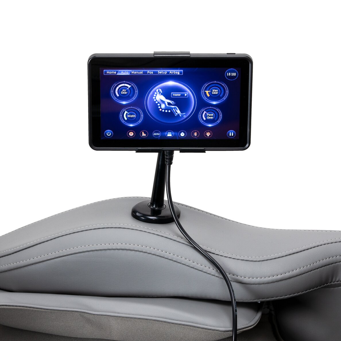 Masažo krėslas Sakura Maximus 3D 809 Grey 9