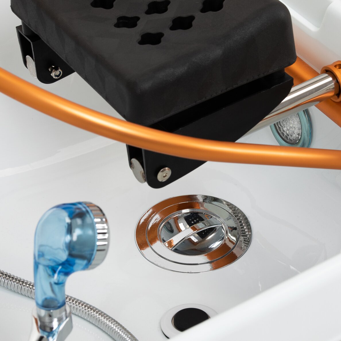 Plaukų plovimo gultas su Head SPA funkcija Gabbiano Maldives Brown 11 Plaukų plovimo gultas su Head SPA funkcija Gabbiano Maldives Brown 11