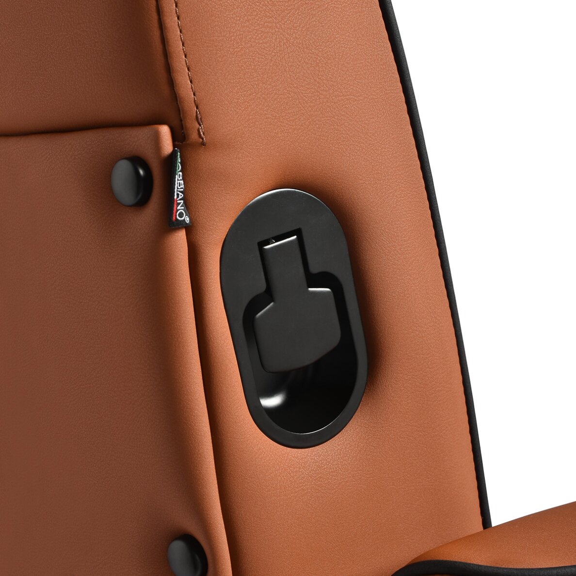 Парикмахерское кресло Gabbiano Barber Chair Levi Brown 11