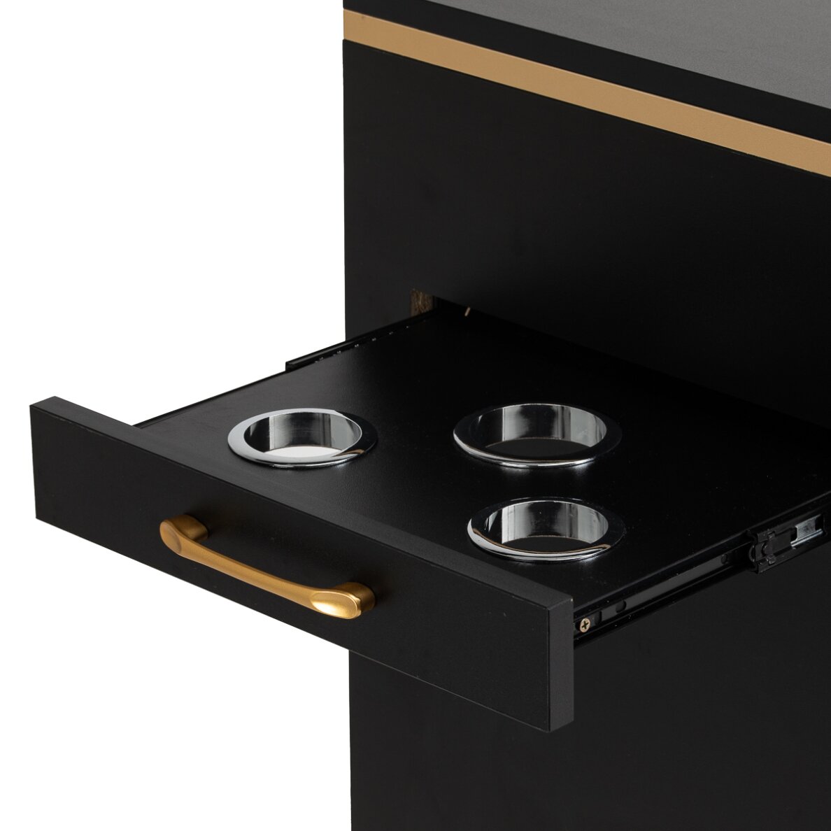 Парикмахерский столик Gabbiano 2027BG, черно-золотой 8 Парикмахерский столик Gabbiano 2027BG, черно-золотой 8