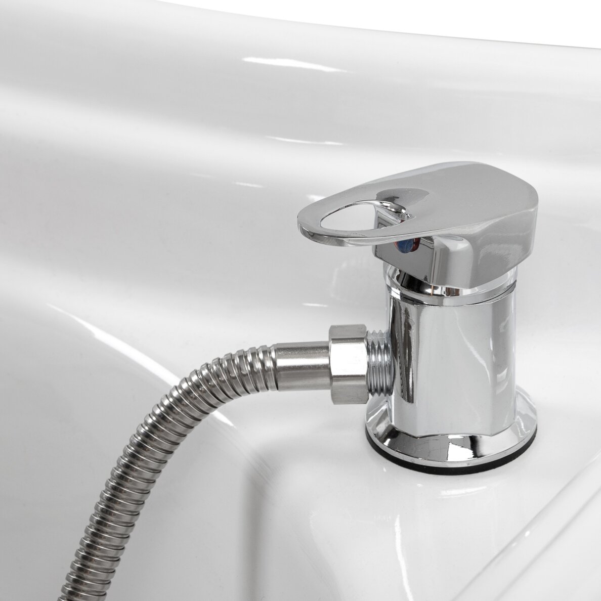 Plaukų plovimo gultas su Head SPA funkcija Gabbiano Bali White 9