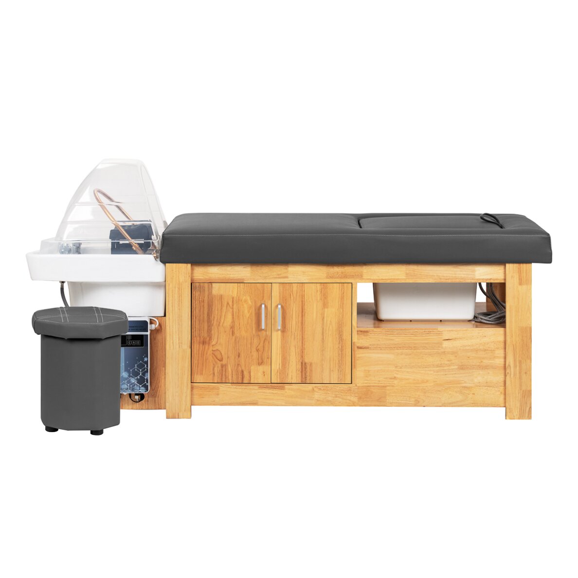 Łóżko do mycia włosów z funkcją Head SPA Gabbiano Bali Grey 2 Łóżko do mycia włosów z funkcją Head SPA Gabbiano Bali Grey 2