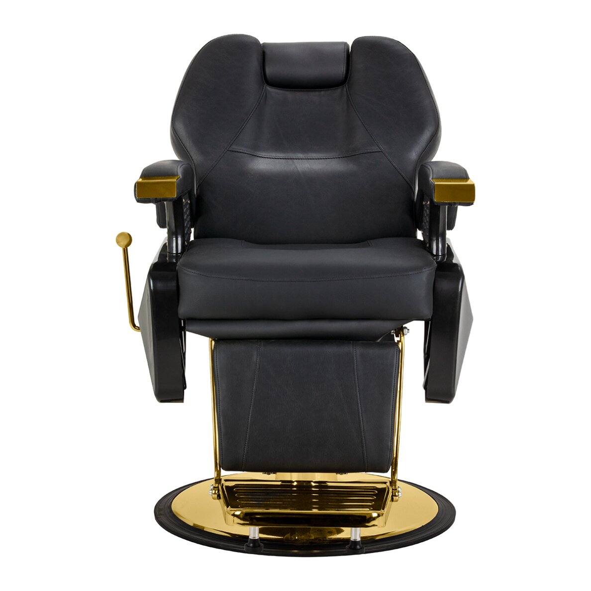 Hair System barber chair New York gold black 1