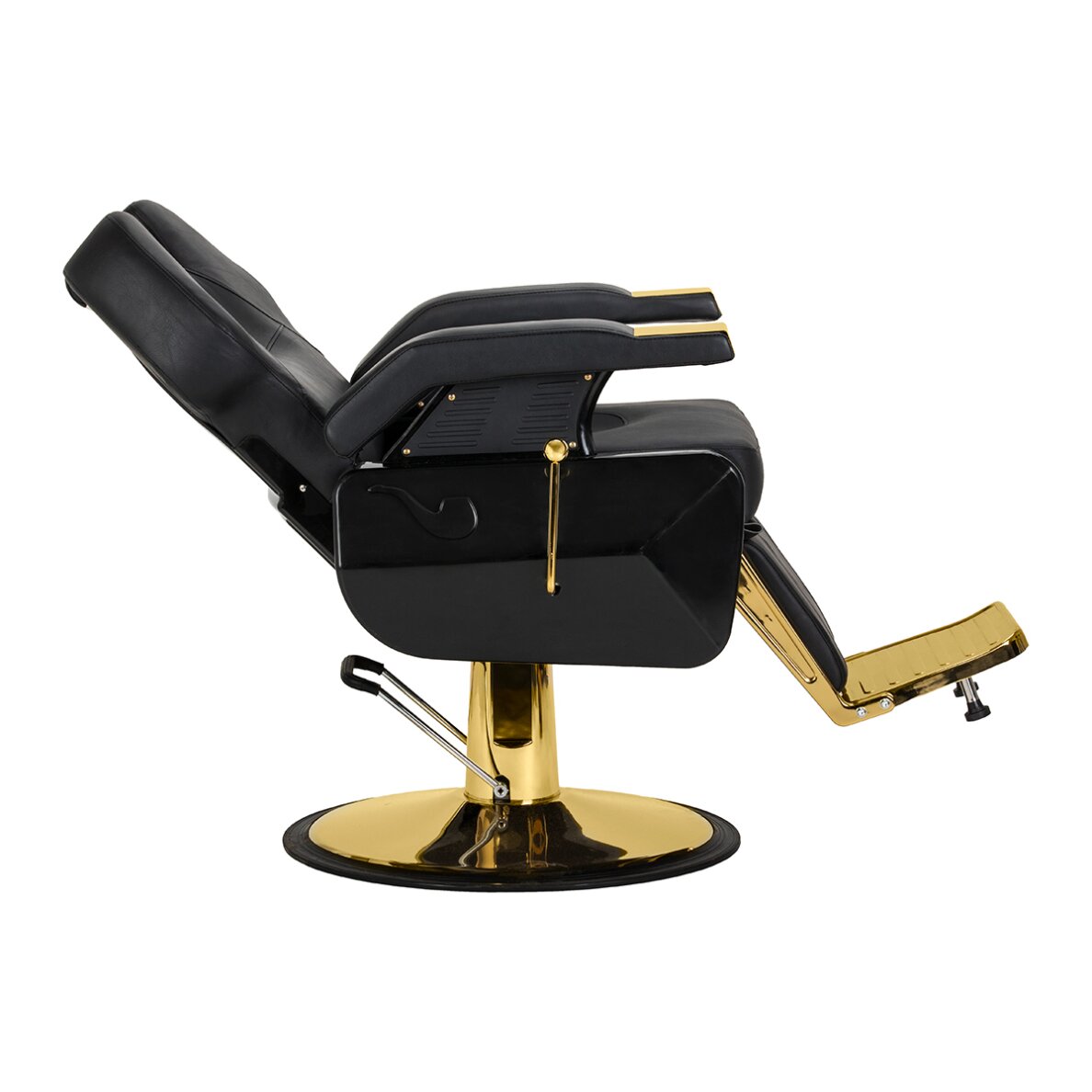 Hair System barber chair New York gold black 4
