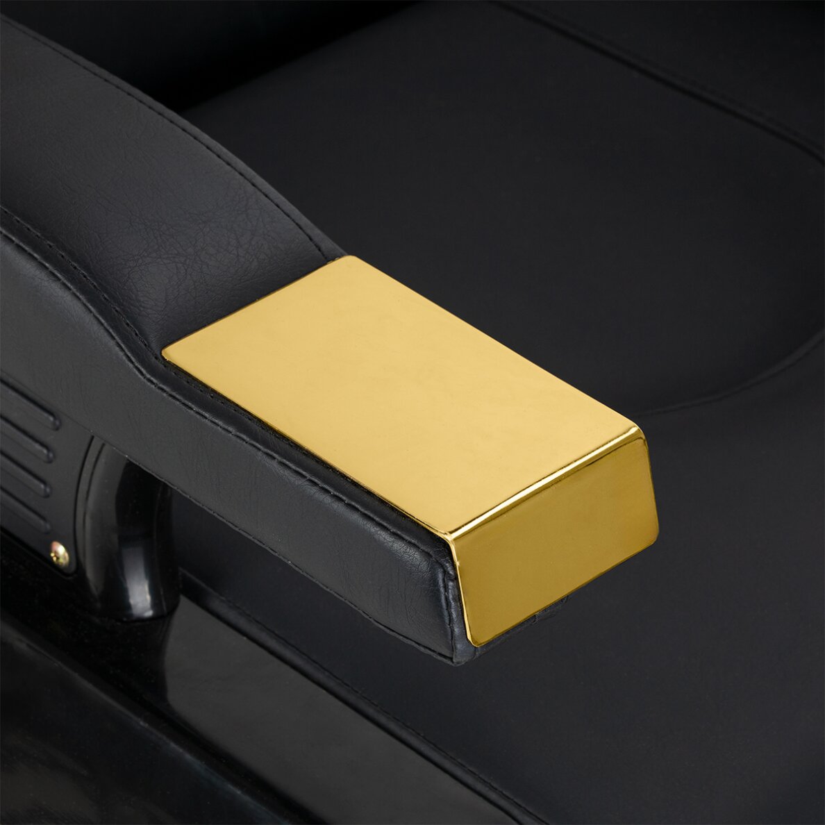 Hair System barber chair New York gold black 9