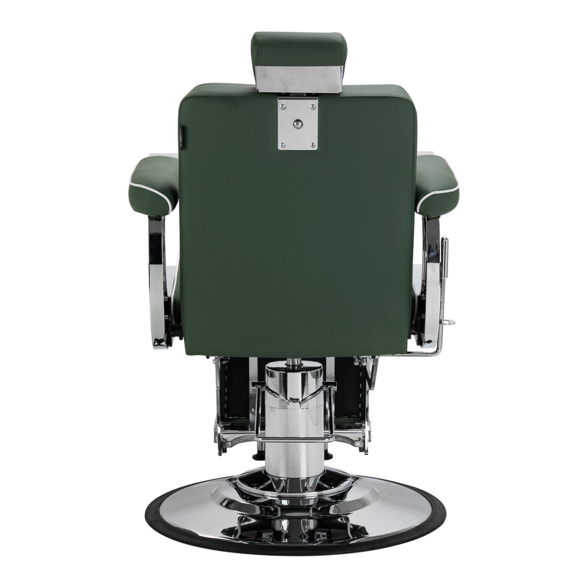 Barber chair Gabbiano Visionerio Green and Chrome 4