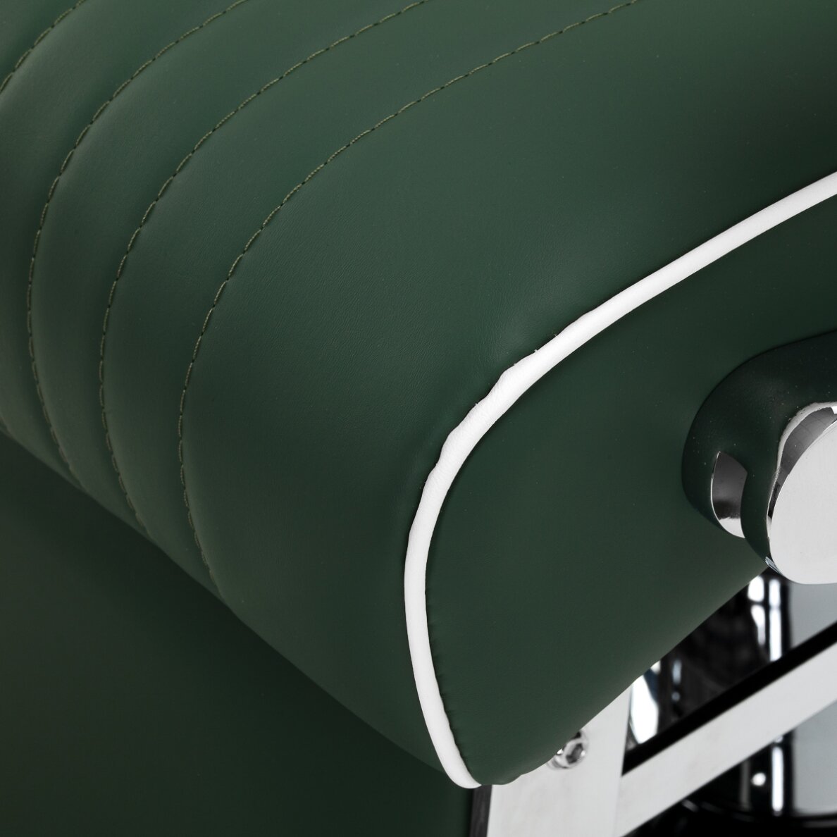 Barber chair Gabbiano Visionerio Green and Chrome 12