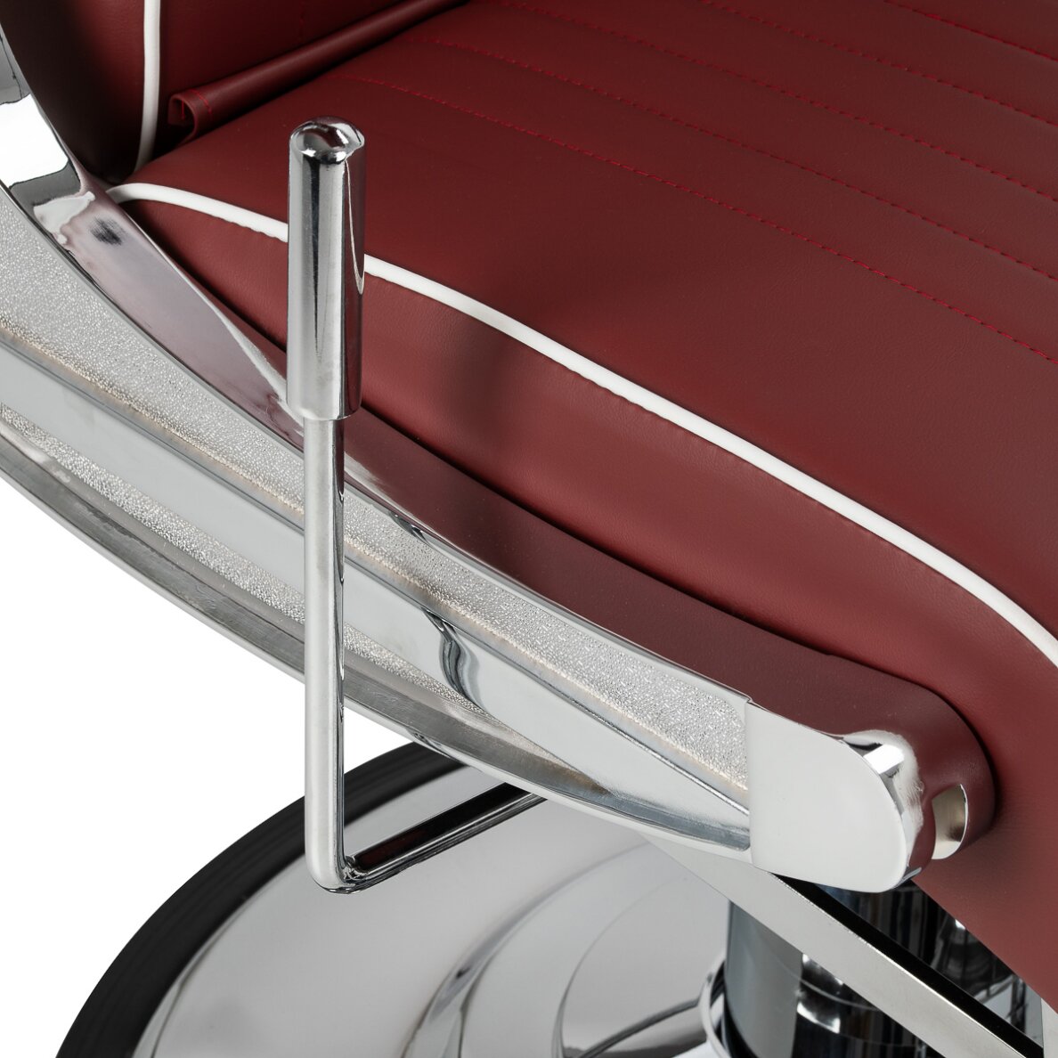 Barber chair Gabbiano Visionerio Red and Chrome 7