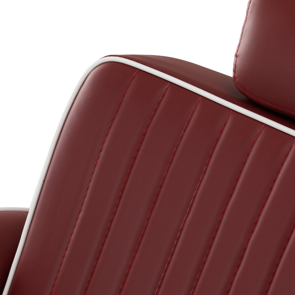 Barber chair Gabbiano Visionerio Red and Chrome 12