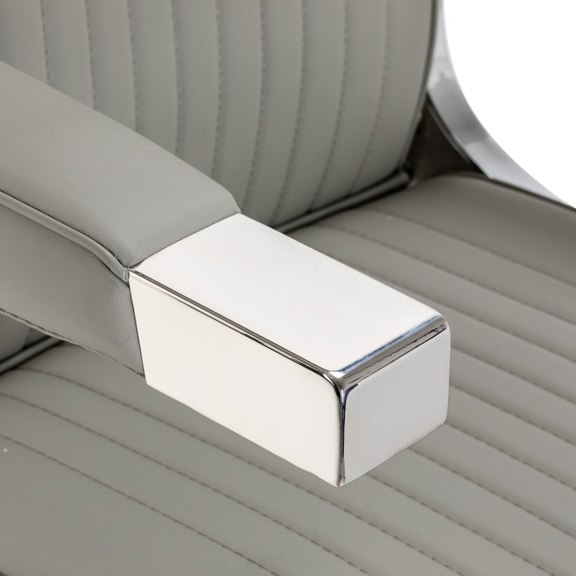 Barber chair Gabbiano Visionerio Grey and Chrome 5