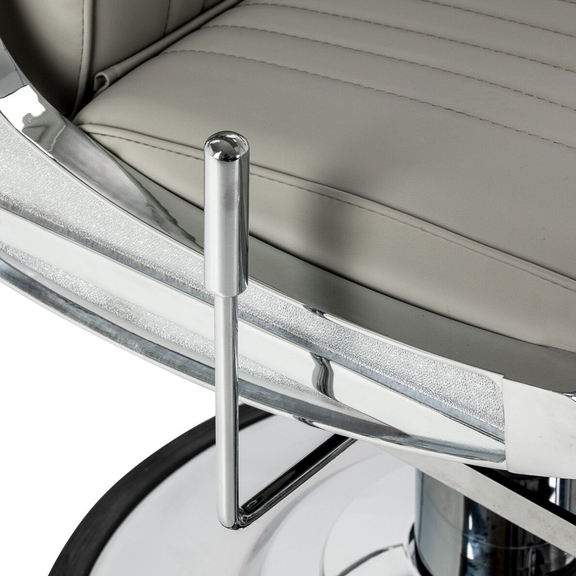 Barber chair Gabbiano Visionerio Grey and Chrome 7