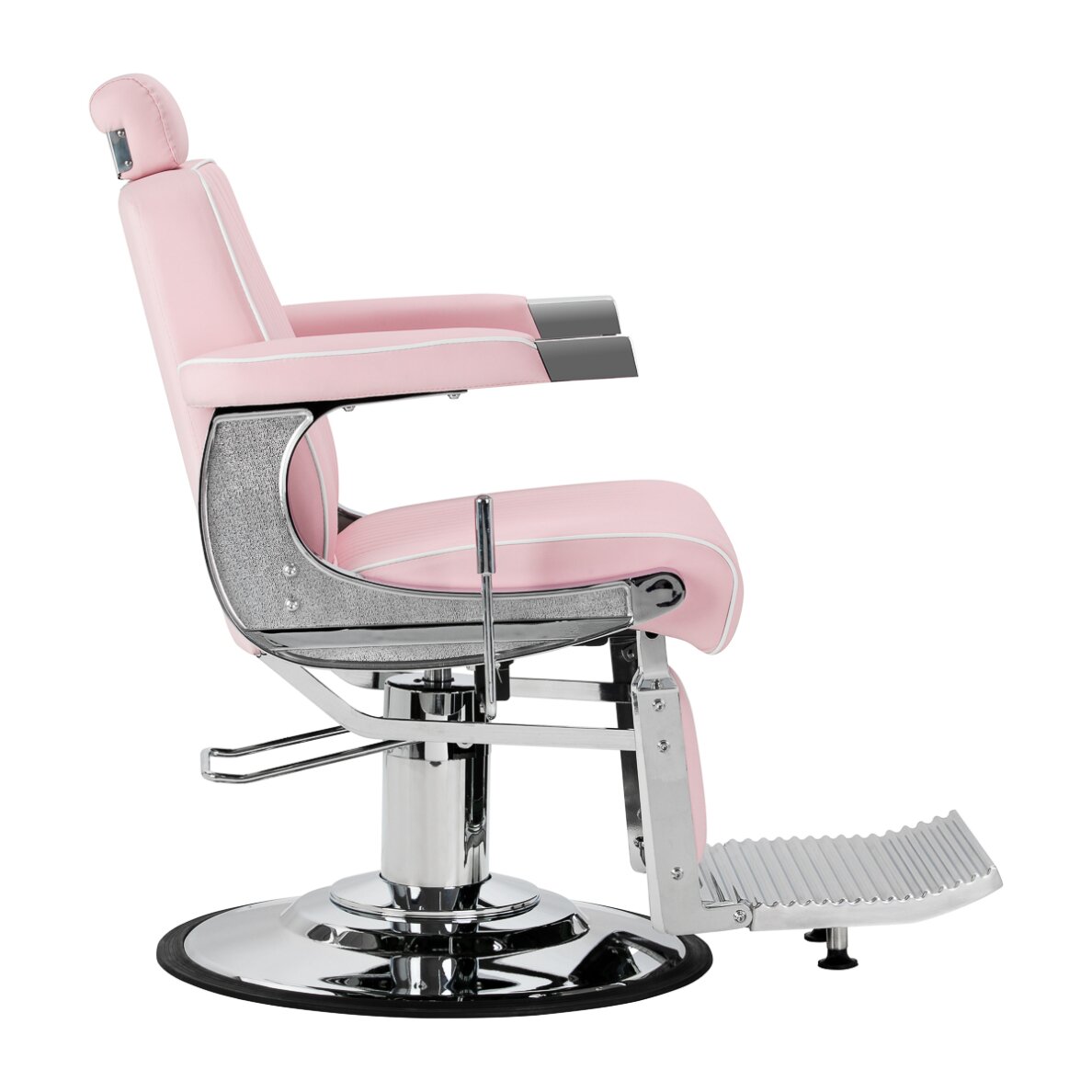 Barber chair Gabbiano Visionerio Pink and Chrome 1